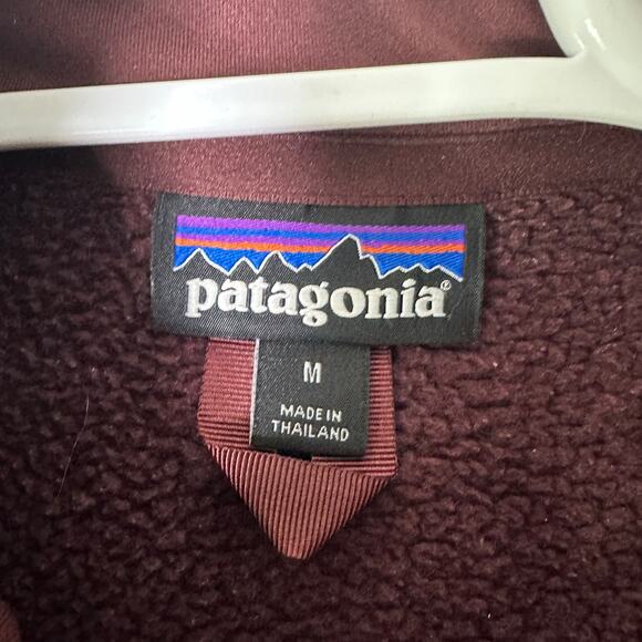 Patagonia Women's Medium Better Sweater Red 1/4 Zip Long Sleeve GUC‎ - Picture 3 of 6